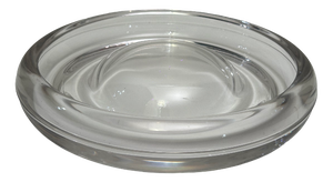 Vintage Glass Ashtray by Enzo Mari for Danese, Milan, 1980