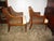 Wood 1940s Hollywood Regency Cane Back Bergere Chairs- a Pair For Sale - Image 7 of 8
