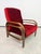 An exceptional pair of Mid-Century Modern lounge armchairs, manufactured by the prominent Hungarian branch Thonet...