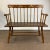 1970s Vintage Arts & Crafts Windsor Spindle Back Pine Bench. For Sale - Image 12 of 12