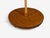 1940s Swedish Modern, Floor Lamp, Elm, Brass, Cord, Beige Fabric For Sale - Image 11 of 12