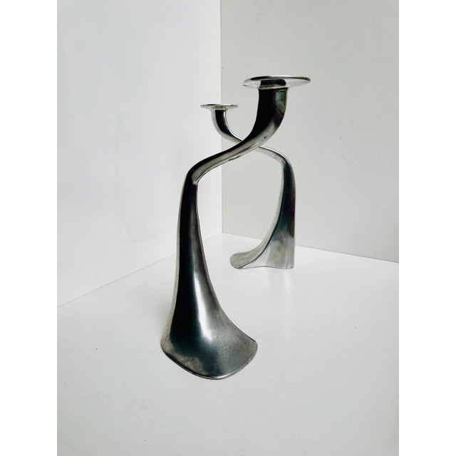 2000 - 2009 Sculptural Model Turner Candlesticks by Xavier Lust for Driade Kosmo, Italy, 2000s, Set of 2 For Sale - Image 5 of 15