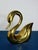 Monumental 15-Inch Hollywood Regency Brass Swans – Pair For Sale In Houston - Image 6 of 10