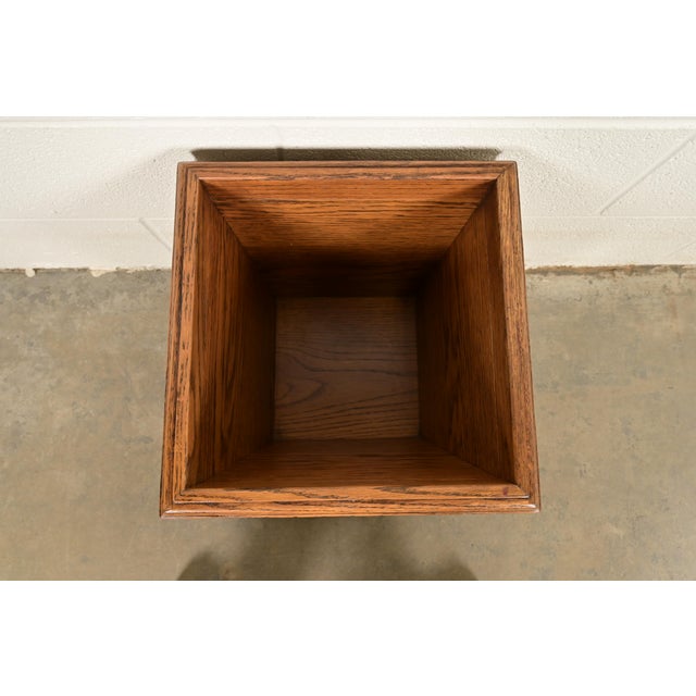 1960s Romweber Viking Oak Planter or Waste Paper Basket, Circa 1960s For Sale - Image 5 of 11