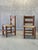 Mid-Century Modernist Wood and Rush Dining Chairs in the style of Charles Dudouyt, 1960s, Set of 2 For Sale - Image 16 of 16