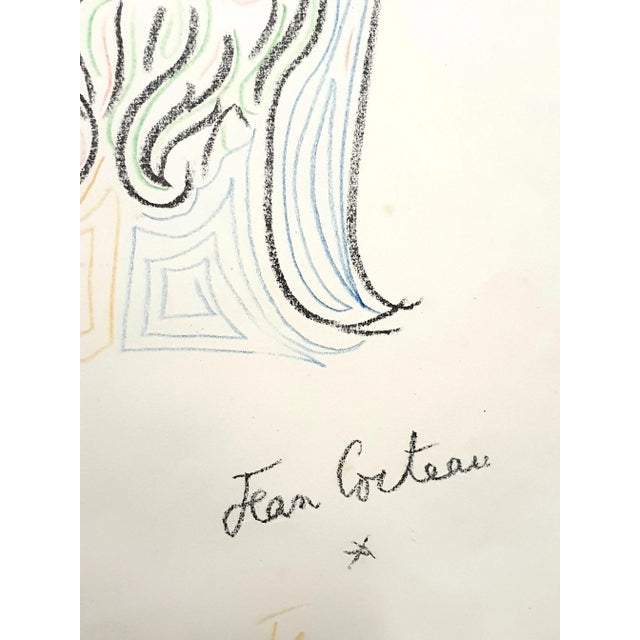 Jean Cocteau, Christ, Lithograph, 1957 For Sale - Image 7 of 11