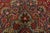 Tabriz Rug 9’5” X 12’7” Red Wool Traditional Hand-Knotted Oriental Carpet For Sale - Image 10 of 15