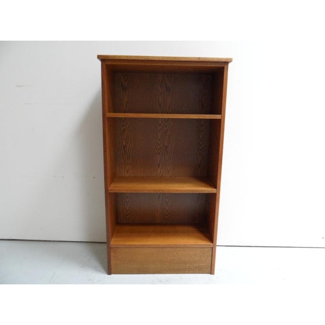 Vintage Oak Open Bookcase, 1960s For Sale - Image 9 of 10