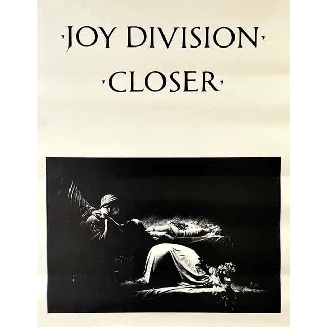 Rare Vintage original 1980s Joy Division Poster: A rare well preserved original 1980s piece that would look fantastic...