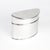 Silver Vintage Tiffany & Co Italian Sterling Silver Navette Shaped Box or Tea Caddy For Sale - Image 8 of 14