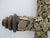 Mid 20th Century Mexican Folk Art Milagros Turned Wood Cross Nailed Brass Charms Wall Hanging For Sale - Image 5 of 11