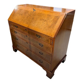 Vintage Walnut Secretaire, 2000s For Sale