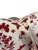 Pair of large custom-made pillows made in a Tillet Textilles butterfly print fabric. Pillow's backs are the same fabric....