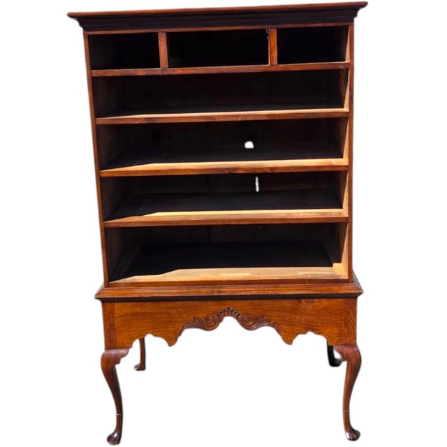 Late 18th Century Queen Anne Solid Walnut Chest/Every Section Made From One Piece of Lumber. For Sale - Image 15 of 18