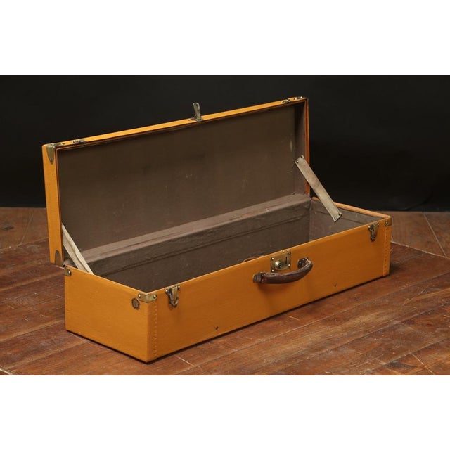 Yellow Orange Trunk from Brand Moynat For Sale - Image 8 of 10
