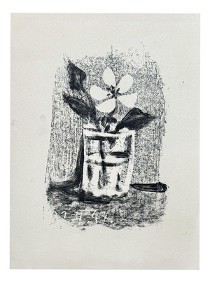 Pablo Picasso, Flowers in a Glass N°6, 1947, Original Lithograph