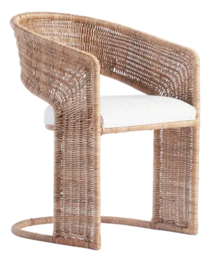 Healdsburg Dining Chair with Linen Seat