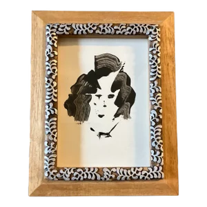 Contemporary Original Abstract Female Portrait Painting
