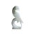 Vintage Mid 20th Century Italian Alabaster Parrot Sculpture / Bookend For Sale - Image 4 of 7