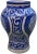 Moroccan Blue Moroccan Ceramic Vase For Sale - Image 3 of 7