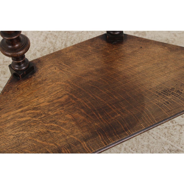 Antique English Oak Jacobean Planter Table For Sale - Image 14 of 15