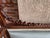 Brown Antique English Chaise Lounge Bench Victorian Hall Seat Carved Walnut C1880 For Sale - Image 8 of 18