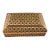 Persian Geometric Inlay Khatamkari Wood Trinket Box Lidded Rectangle For Sale
