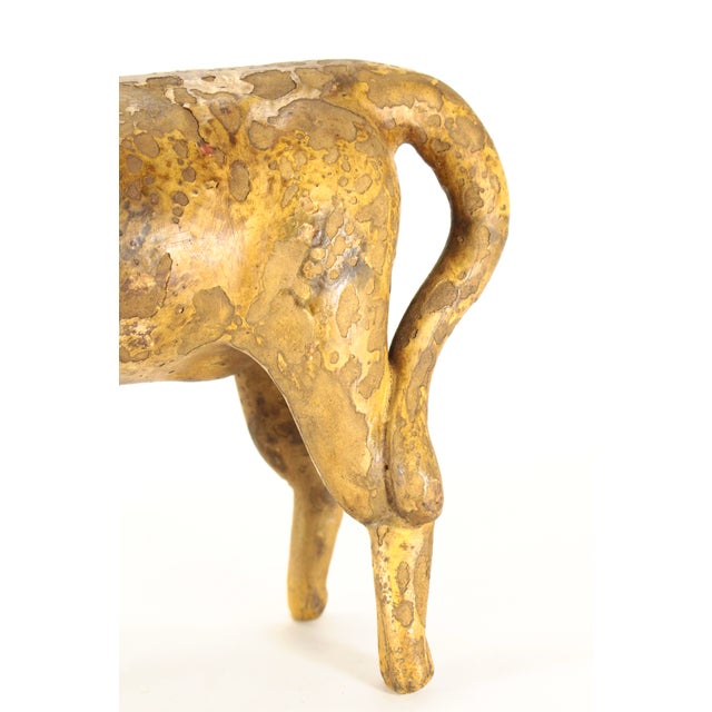 Early 20th C. Earthenware Pottery Bull Figurine Coin Bank, Mexico For Sale - Image 15 of 18