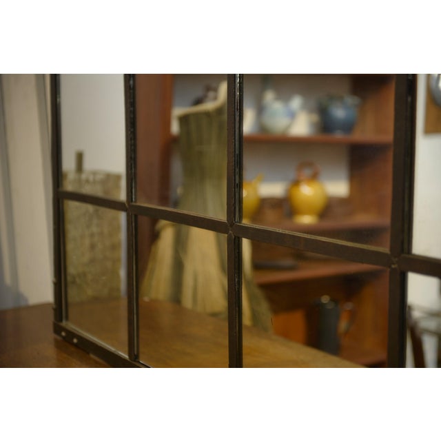 Mid-Century Industrial Mirror, 1950s For Sale - Image 6 of 8