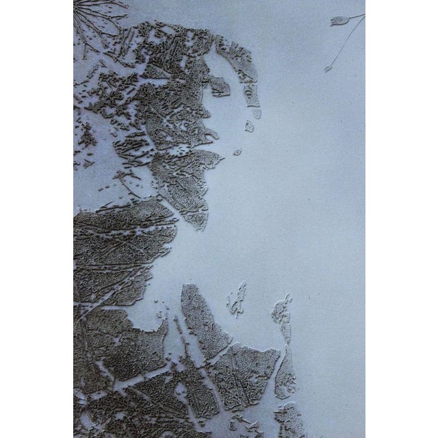 Psychedelic Art Silver Carved Resin Panel by Stefano Bersani for Recherche, 1970s For Sale - Image 3 of 9