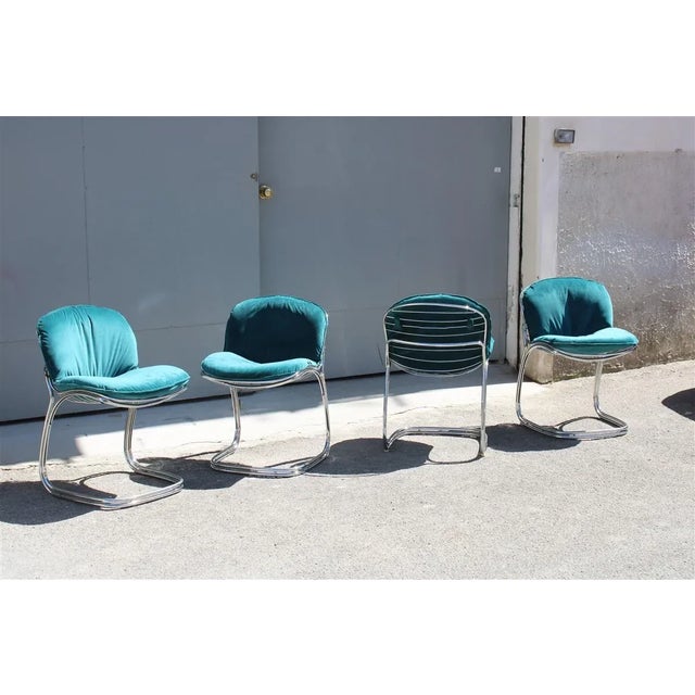 Model Sabrina Dining Chairs by Giorgio Rinaldi for Rima, 1970s, Set of 4 For Sale - Image 3 of 13