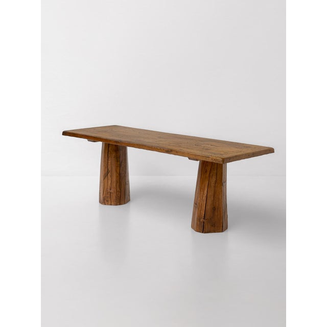 Sculptural Oak Desk, 1970s For Sale - Image 12 of 12
