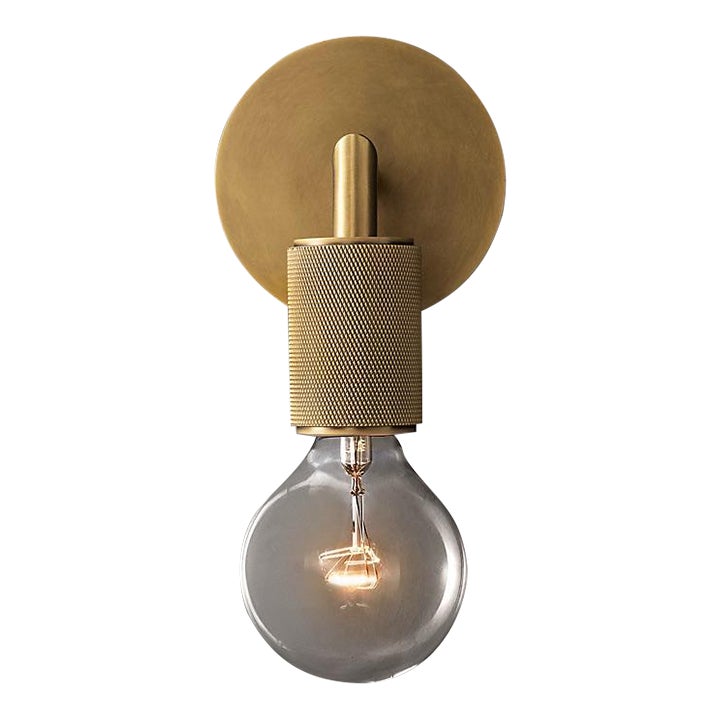 Restoration Hardware Utilitaire Socket Sconce | Chairish
