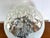 Silver Vintage Murano Glass Ball Lamp with Blown and Bubbled Surface, 1970s For Sale - Image 8 of 14