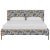 This low profile fully upholstered platform bed is a perfect piece for anyone looking to add a modern statement piece to...
