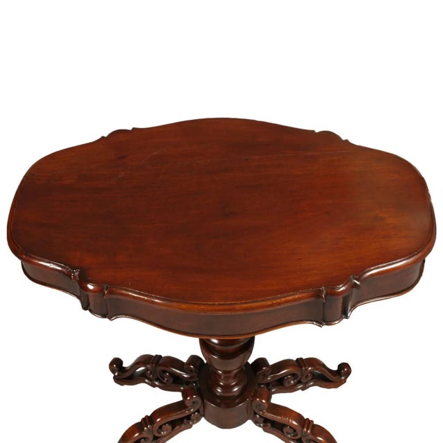 Antique Carved Walnut Baroque Dining Table from Cucchi & Sola For Sale - Image 6 of 7