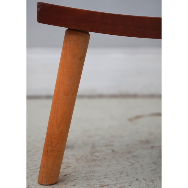Thomas Moser 1990s Thomas Moser Cherry Curved Footstool For Sale - Image 4 of 12