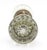 Mid 20th Century Vintage Art Deco Glass Brushed Nickel Passage Door Knob Set For Sale - Image 5 of 6