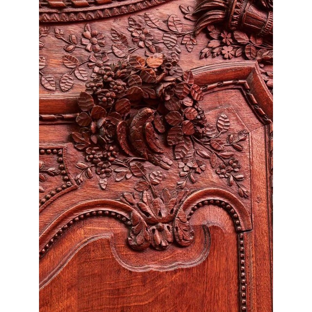 18th Century Wedding Cabinet with Musical Motifs For Sale - Image 13 of 14