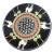 1990s Denise Ford Arabian Themed Black Artisan Pottery Plate For Sale