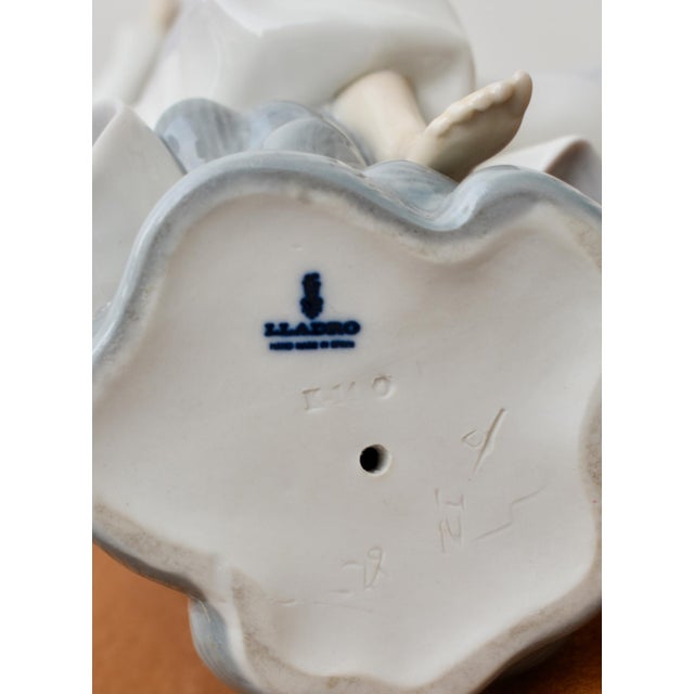 Lladro Porcelain Angel Figurine Retired 1976 Vintage Spain For Sale - Image 9 of 13