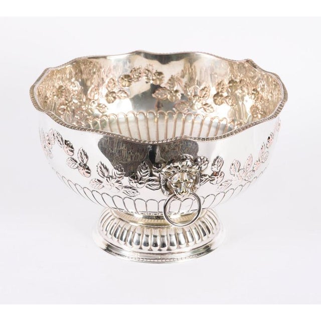Copper Antique Scottish Silver-Plated Copper Wine Cooler with Napier Clan, 19th Century For Sale - Image 8 of 12