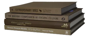 Decorative Books - Chocolate Coffee Table Stack - Set of 4 Brown Books