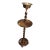 Barley Twist Antique Brass Cigarette Cigar Stand For Sale