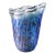 Anactacia Glass Double Ribbon Art Vase Handmade in Greece 10" For Sale