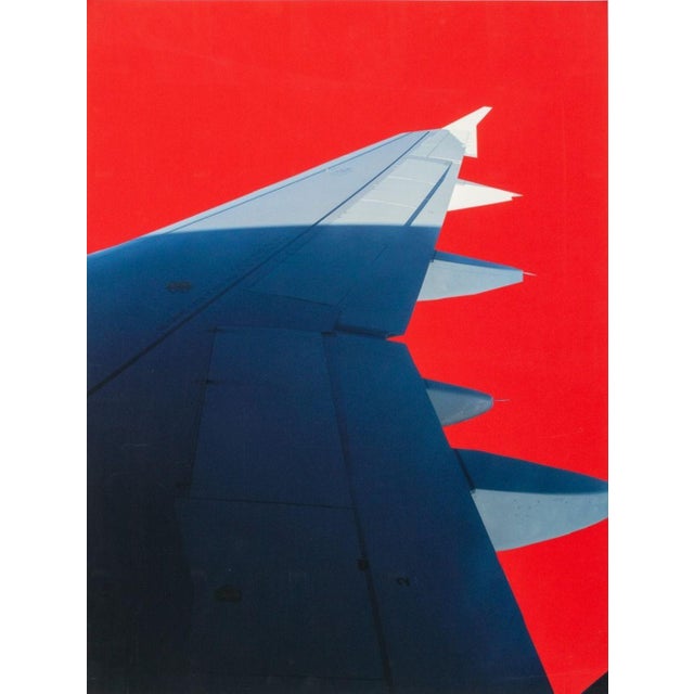Anne Sager (American, 1930-2024), Airplane Wing, Chromogenic Print, with artist's estate stamp to verso, unframed. Image:...
