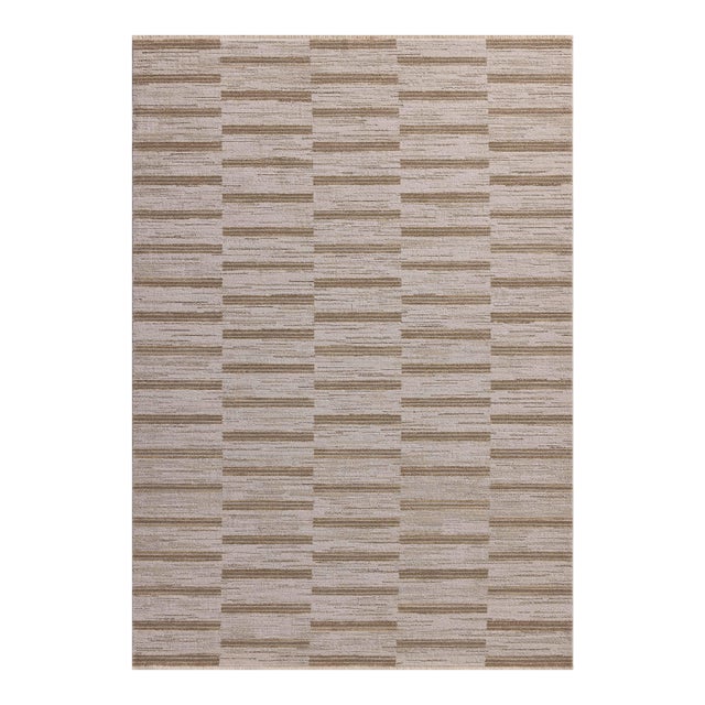Amber Lewis x Loloi Cali Ivory / Tobacco 11'-6" x 15'-7" Area Rug For Sale