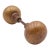 Pair of Vintage 2 In. Plain Round Brass Door Knobs For Sale