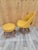 Mid-Century Modern Mid Century Modern Saarinen Style Swivel Rattan Chair and Ottoman For Sale - Image 3 of 11