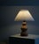 1960s Scandinavian Mid Century Modern Sculptural Organic Wooden Oak Table Lamp For Sale - Image 4 of 9